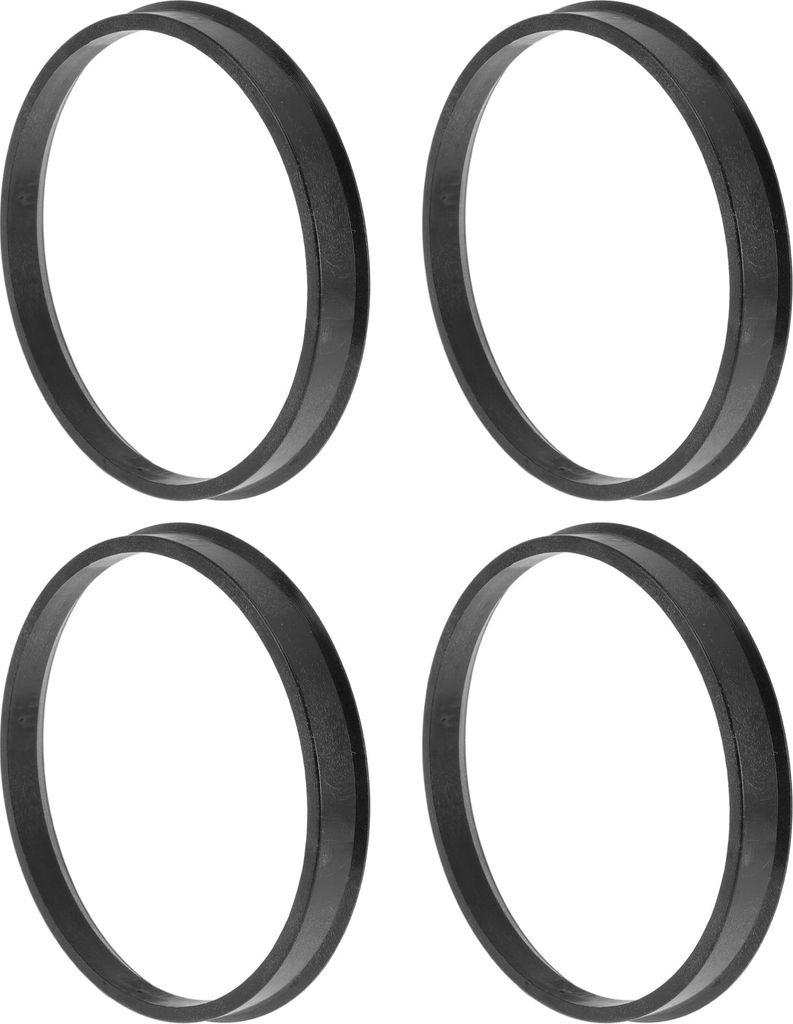 84,1 mm bis 78,1 mm Auto-Radnaben-Zentrierringe Schwarzes Polycarbonat-Räderzentrumswelle-Stoßdämpfende Nabenringe 4 Stück