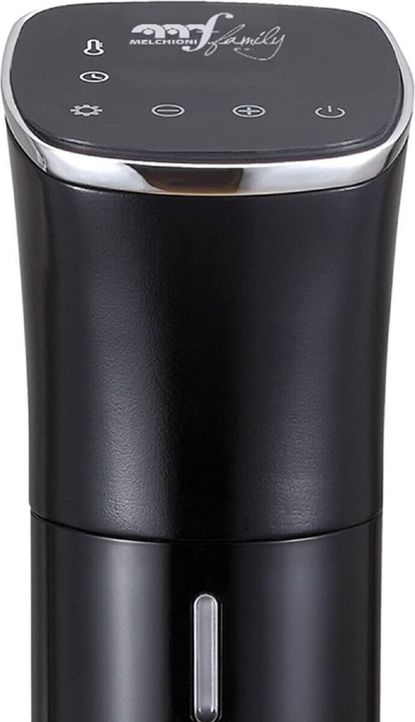 Melchioni Sous Vide Roner SOUSY schwarz 1200W einstellbare Temperatur 25-90°C Vakuumgaren