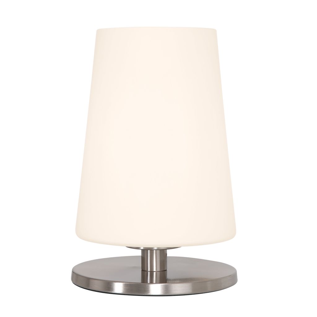 Steinhauer - tischlampe - Ancilla - stahl - glas metall - Ø 15cm - E27 - 3101ST