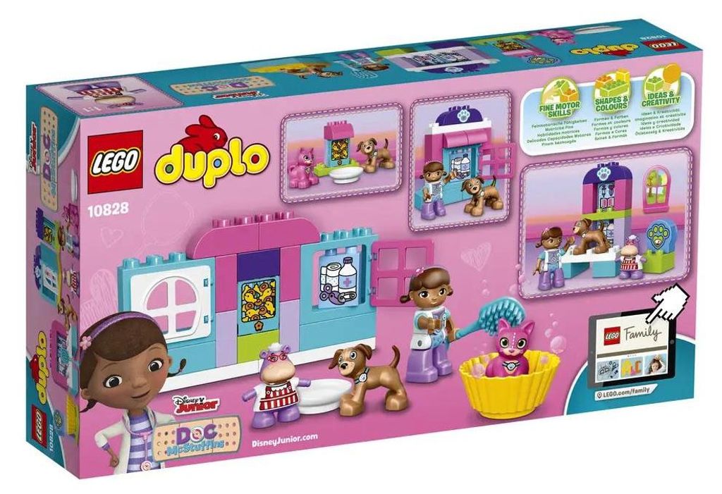 LEGO Duplo-Doc McStuffins Tierpflegesalon 10828 - 30 Teile - 4 Figuren - Maße: ca. 9 x 6 x 9 cm