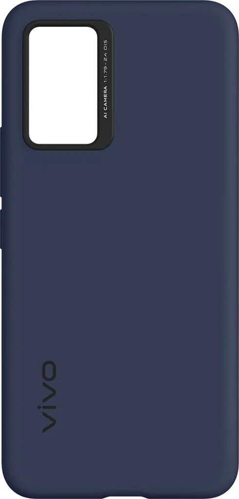 Housse de Protection Vivo V21 5G Silicone Dark Blue Fine et Anti-choc