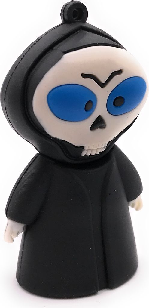 Onlineworld2013 Totenkopfmann schwarzes Gewand Zombi Halloween Funny USB Stick 64 GB USB 3.0