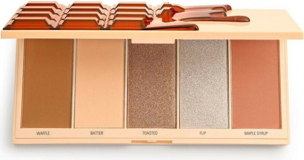 Makeup Revolution Paleta cieni do powiek Waffle, 18g