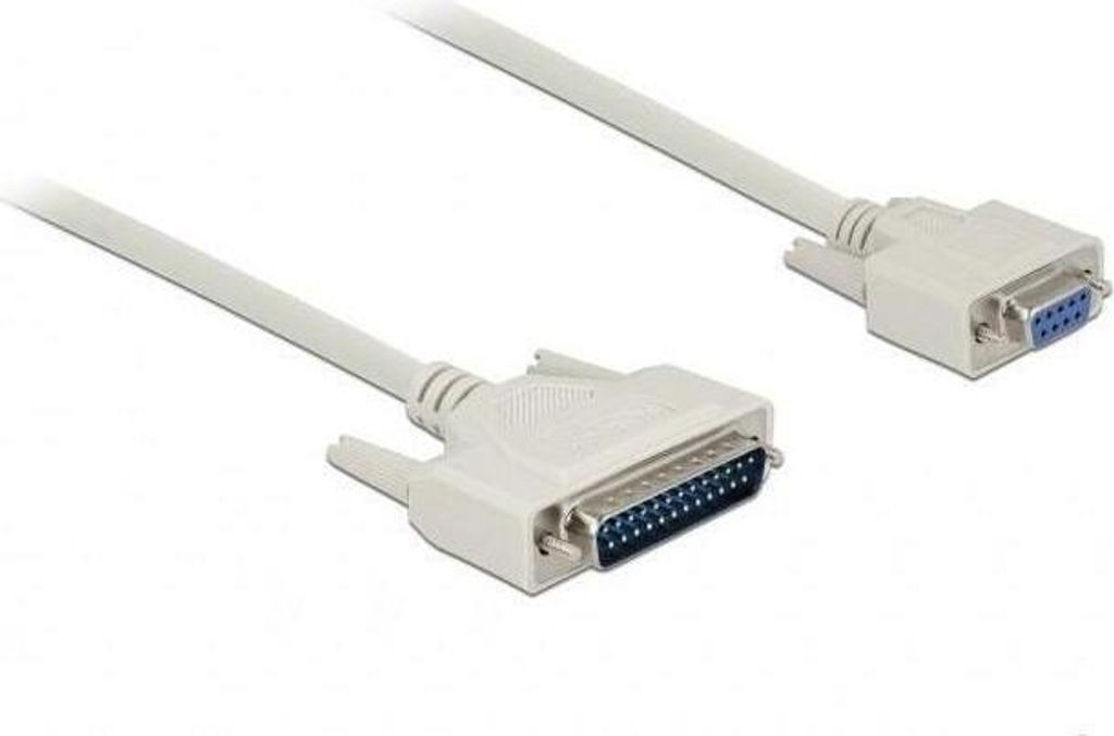 Serielles Kabel D-Sub 25 Stecker auf D-Sub 9 Buchse 5m