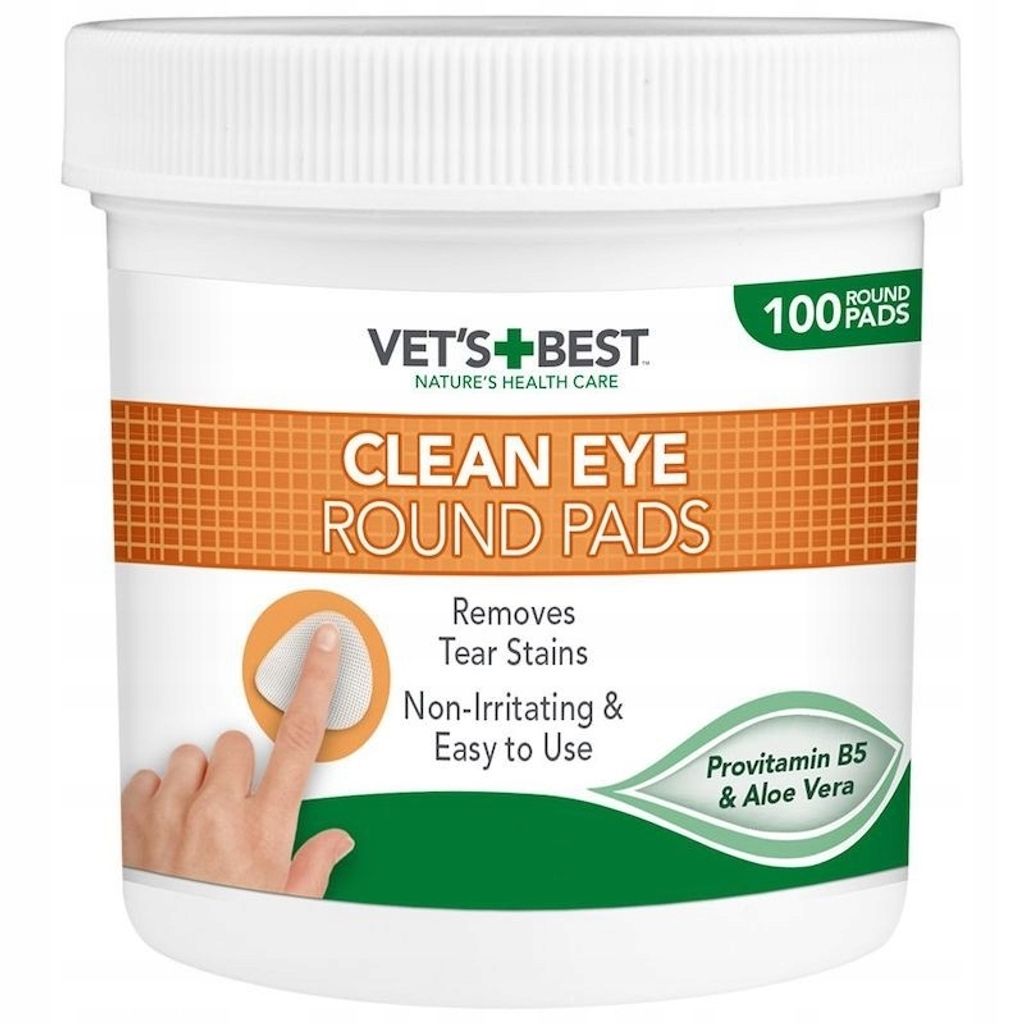 Vets Best Clean Eye Runde Pads Produktbild 