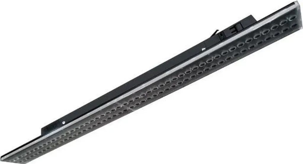 Luminaire de Bureau sur Rail 150cm Noir - Éclairage LED Ajustable