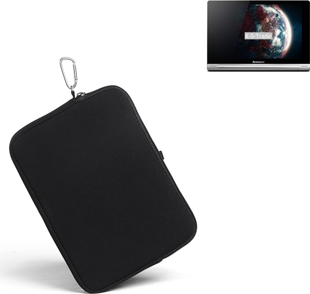 K-S-Trade Neopren Hülle kompatibel mit lenovo Yoga Tablet 10 Wifi Schutz Hülle Neoprenhülle Tablet-Hülle Tabletcase Tablet Schutz Gürtel Tasche