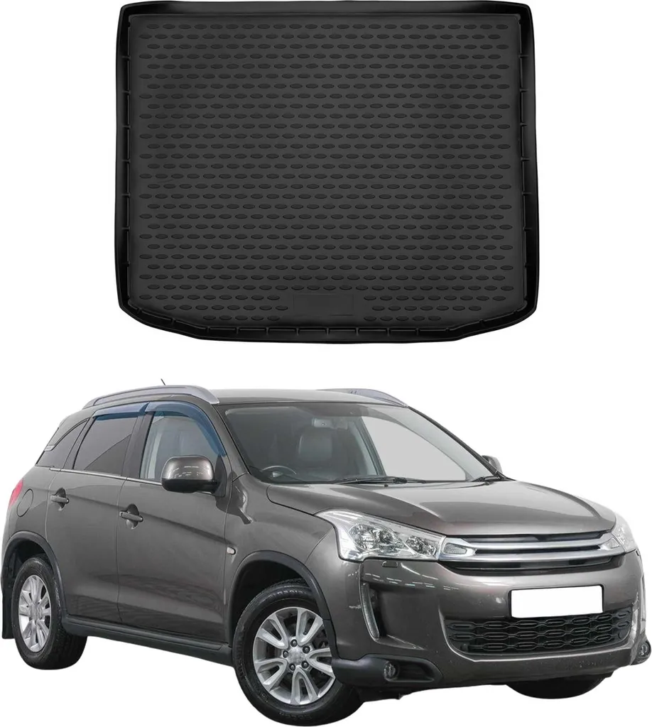 Tappetino per bagagliaio Vassoio per Citroen C4 Aircross 2012-2017 Gomma TPE