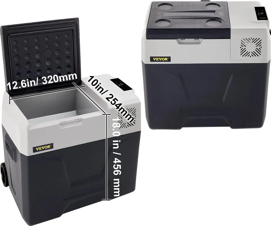 Réfrigérateur portable voiture 50L - Glacière électrique 12V 24V 230V