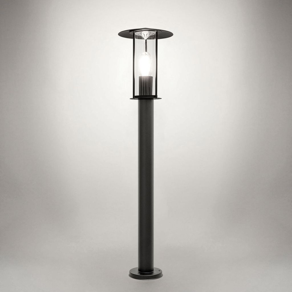 Elegante Außenstandleuchte 80cm: Zeitlose Eleganz Schwarz 258-800 BK 80cm