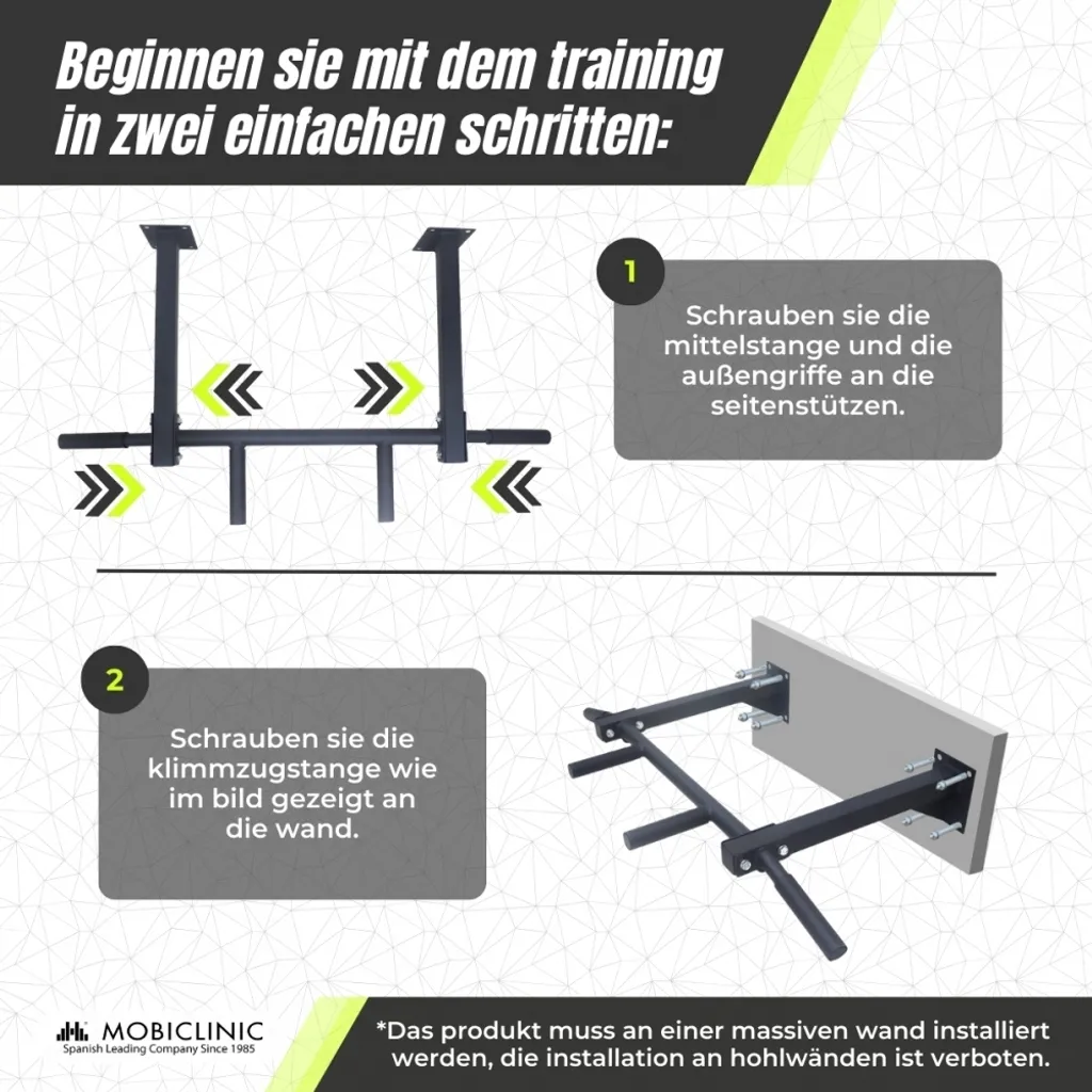 Appareil de musculation mural type barre de traction avec mousse soft