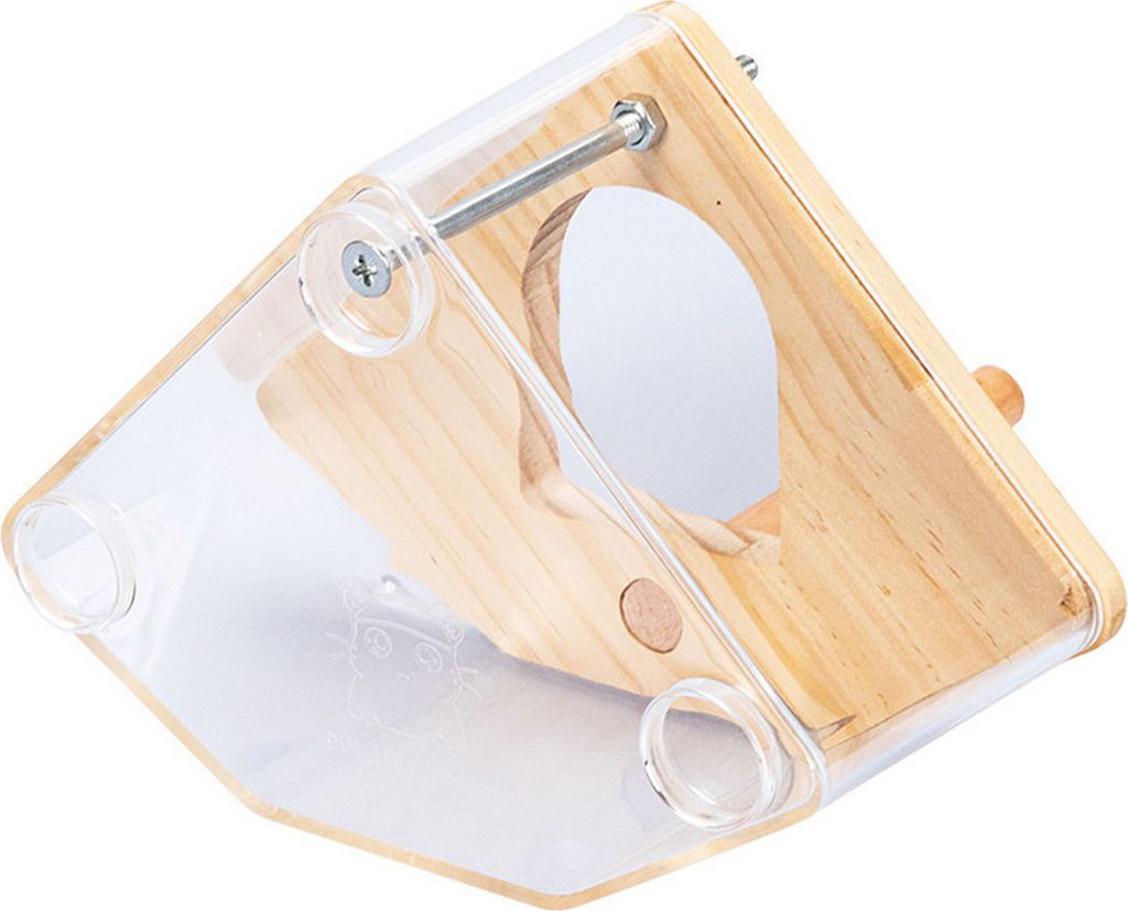 Vogelnest, transparentes Vogelhaus aus Holz mit Sitzstange, einfache Installation, hängender Vogelnistkasten, Vogelkäfig-Zubehör