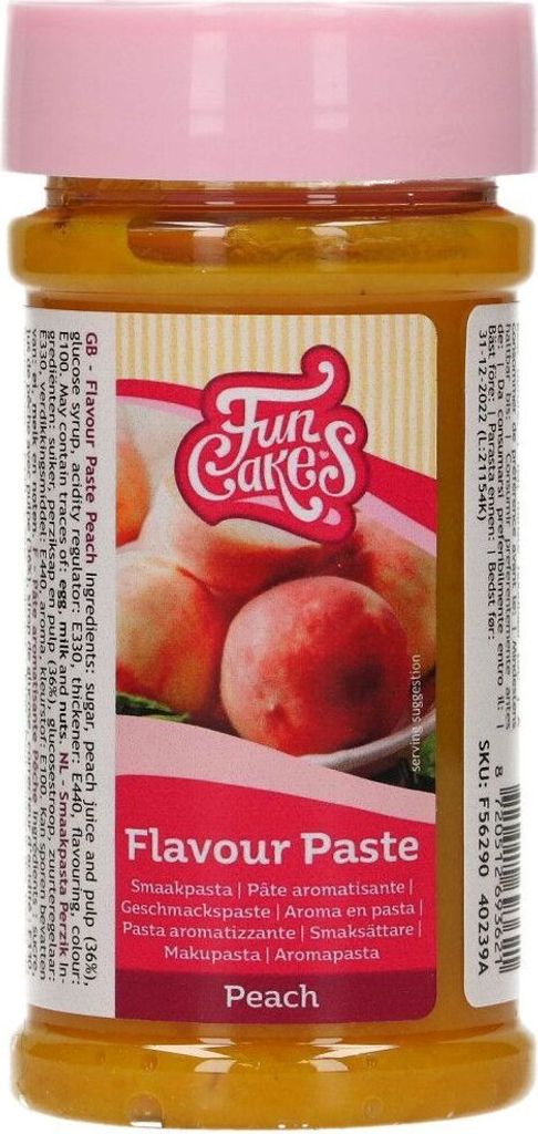 FunCakes Geschmackspaste / Aromapaste Pfirsich 120 g