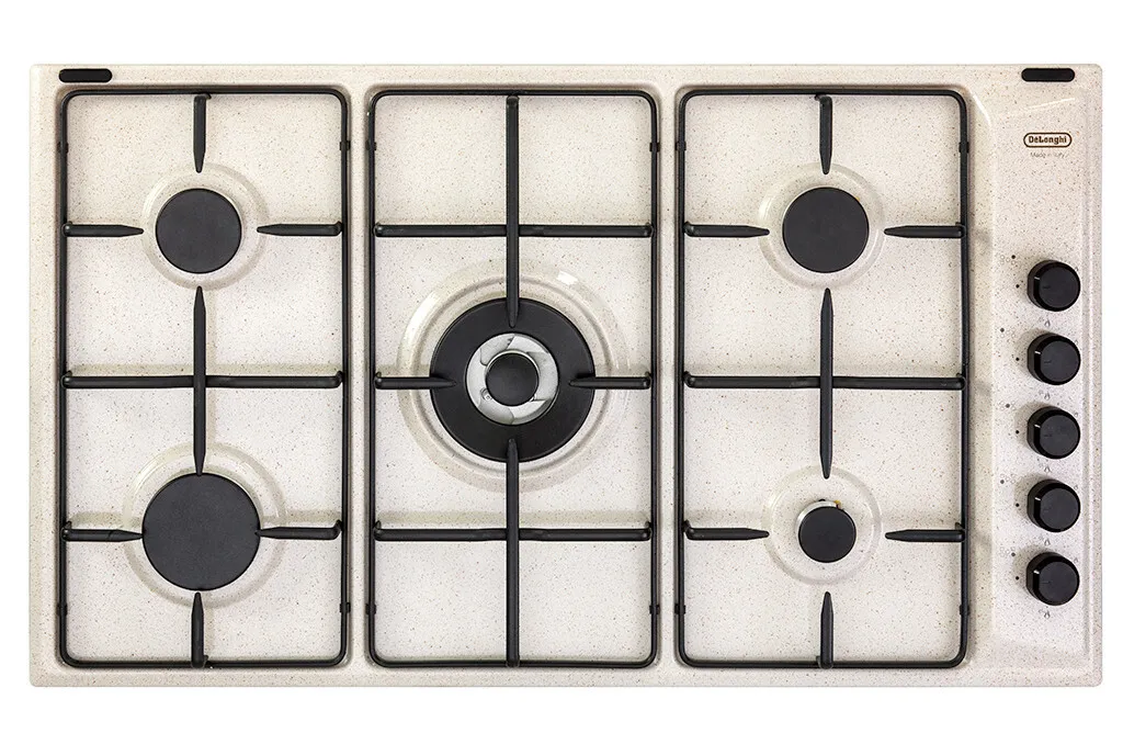 Plaque gaz 5 feux De'Longhi FLS 59 DD : maximisez votre espace cuisson