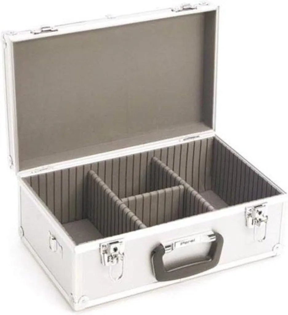 Boîte à CD pour 60 CD format 42x26 cm, rangement robuste et compact
