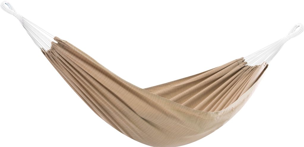 VIVERE Brazilianische Hängematte aus Sunbrella 370x140 cm – 200 kg Belastung - Sand