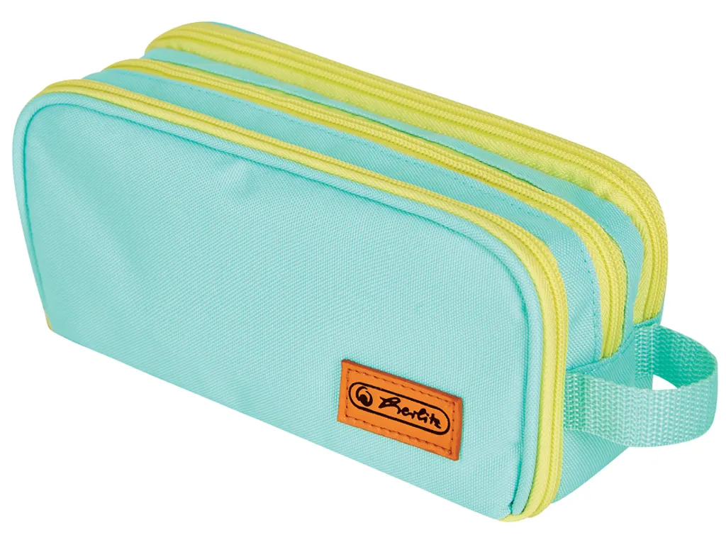 Herlitz 300001511 Astuccio Doppio Uni - Colori Neon per Studenti