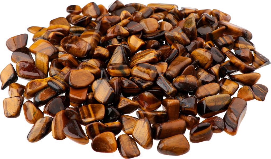 NKlaus 900g Tigerauge Edelstein 25-35 mm Heilsteine Produktbild 