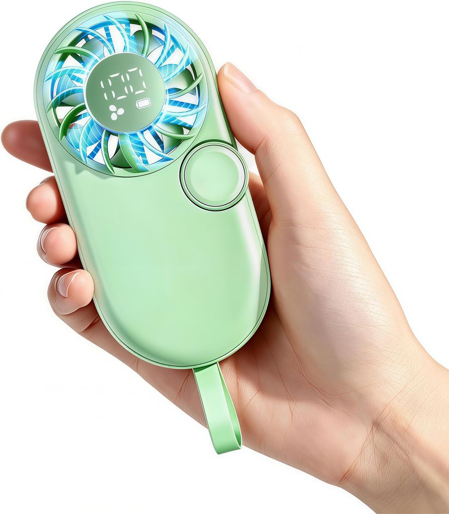 Mini Handventilator mit Stufenloser Produktbild 