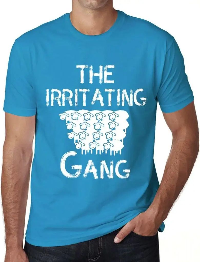 Herren Grafik T-Shirt Die lästige Bande – The Irritating Gang – Öko-Verantwortlich Vintage Jahrgang Kurzarm Lustige Druck Geburtstag Geschenk...