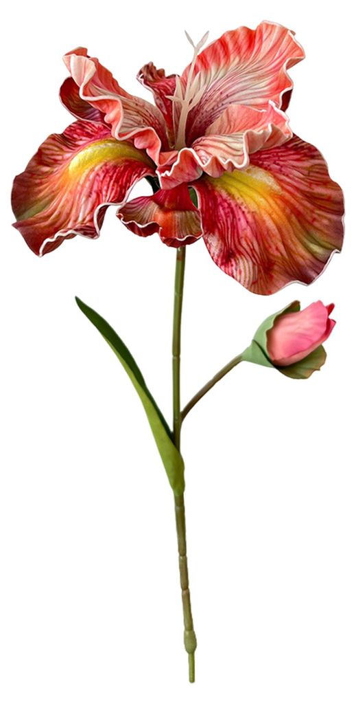 Realistische künstliche Irisblüten mit biegsamem Stiel – eine prächtige Kunstblume für die Dekoration von Zuhause, Hochzeiten, Partys und Bü...