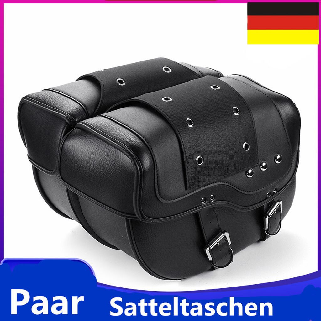 2x Motorrad Satteltaschen Seitentasche Werkzeugtasche Gepäcktasche Wasserdich