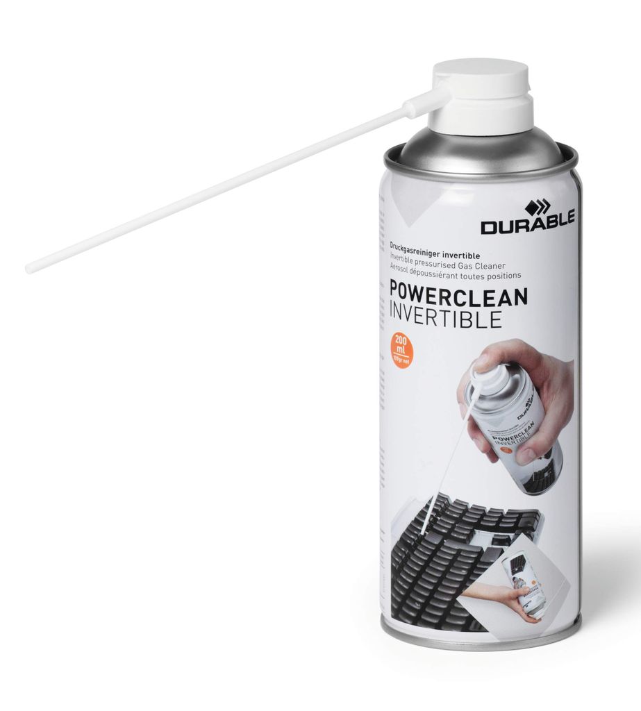 DURABLE Druckgasreiniger POWERCLEAN® 200 ml, 579719 Produktbild 