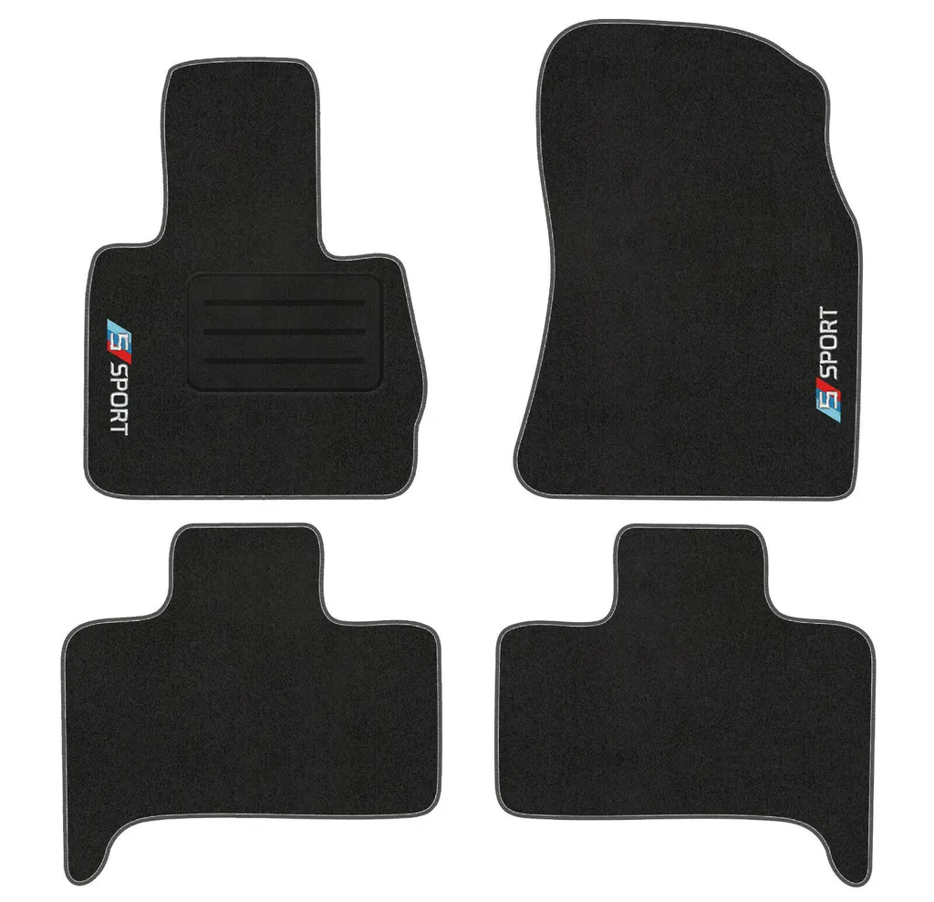 J&J AUTOMOTIVE Tappeti Auto Su Misura Per BMW X5 E53 2000-2006: Set 4 Pezzi In Velluto, Antiscivolo E Fonoassorbenti - 2