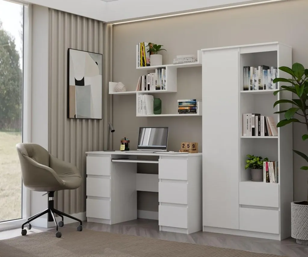 Décorer son Salon avec les Étagères Suspendues Blanches Modulables