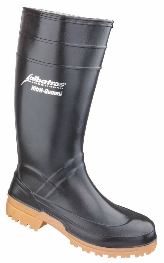 Albatros GUARDIAN Nitrilgummistiefel schwarz 47