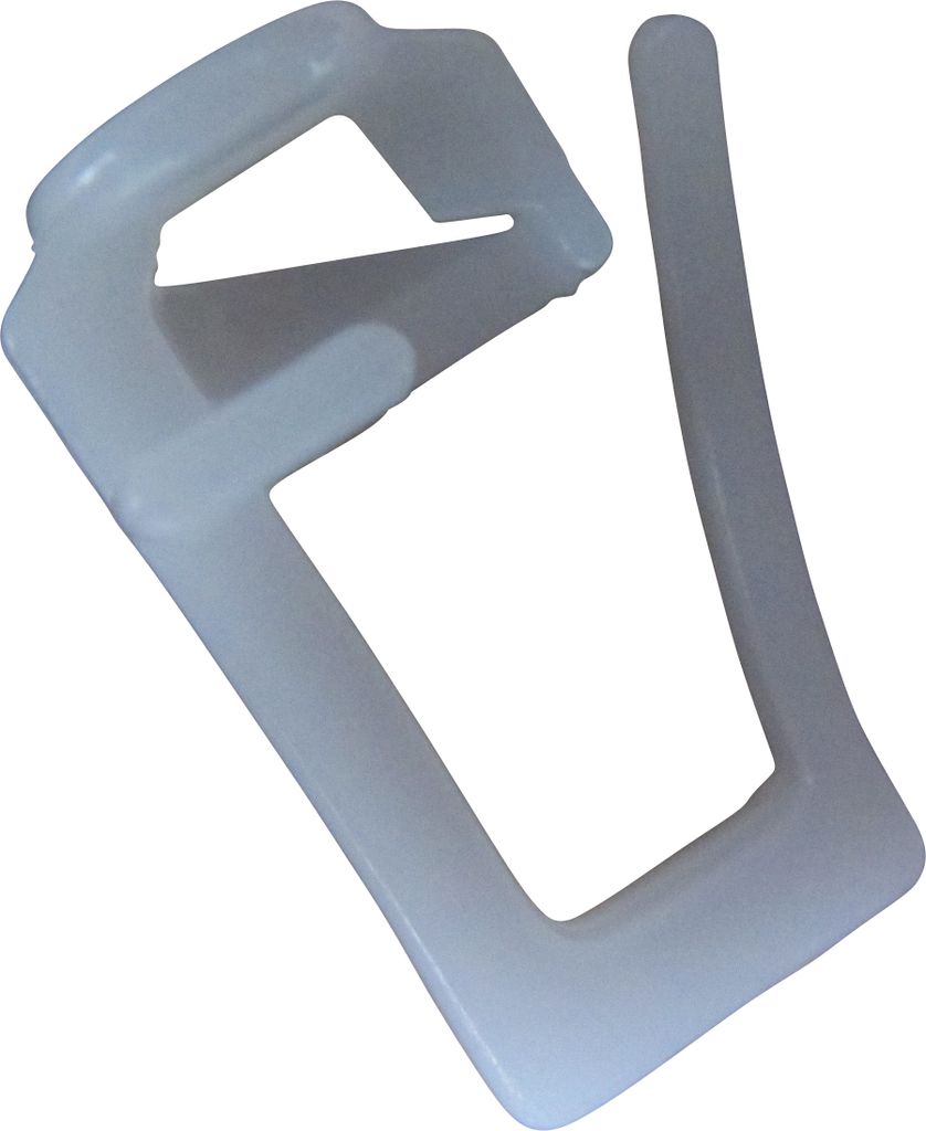 rewagi 200 Stück Faltenlegehaken für Flachschienen runder Kopf Ø 7mm, Gardinengleiter