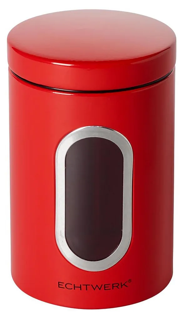 Contenitore Metallo Echtwerk 1,4L Rosso: Design Ermetico e Funzionale