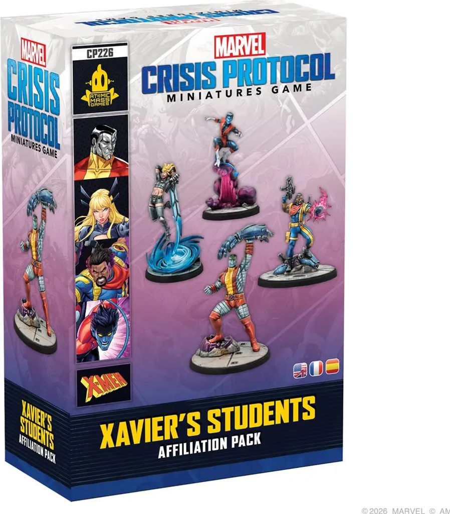 Xavier's Students Affiliation Pack - Figurines X-Men Marvel Crisis Protocol