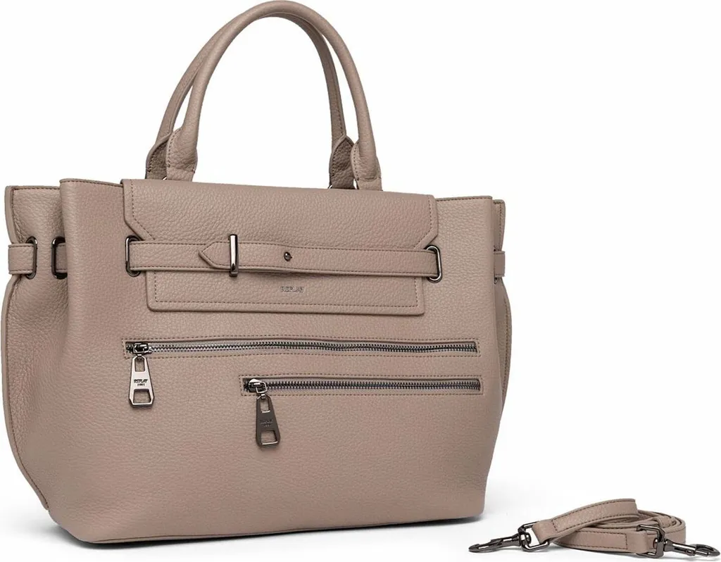 Sac à épaule Replay Taupe Gray en Cuir Synthétique de Haute Qualité