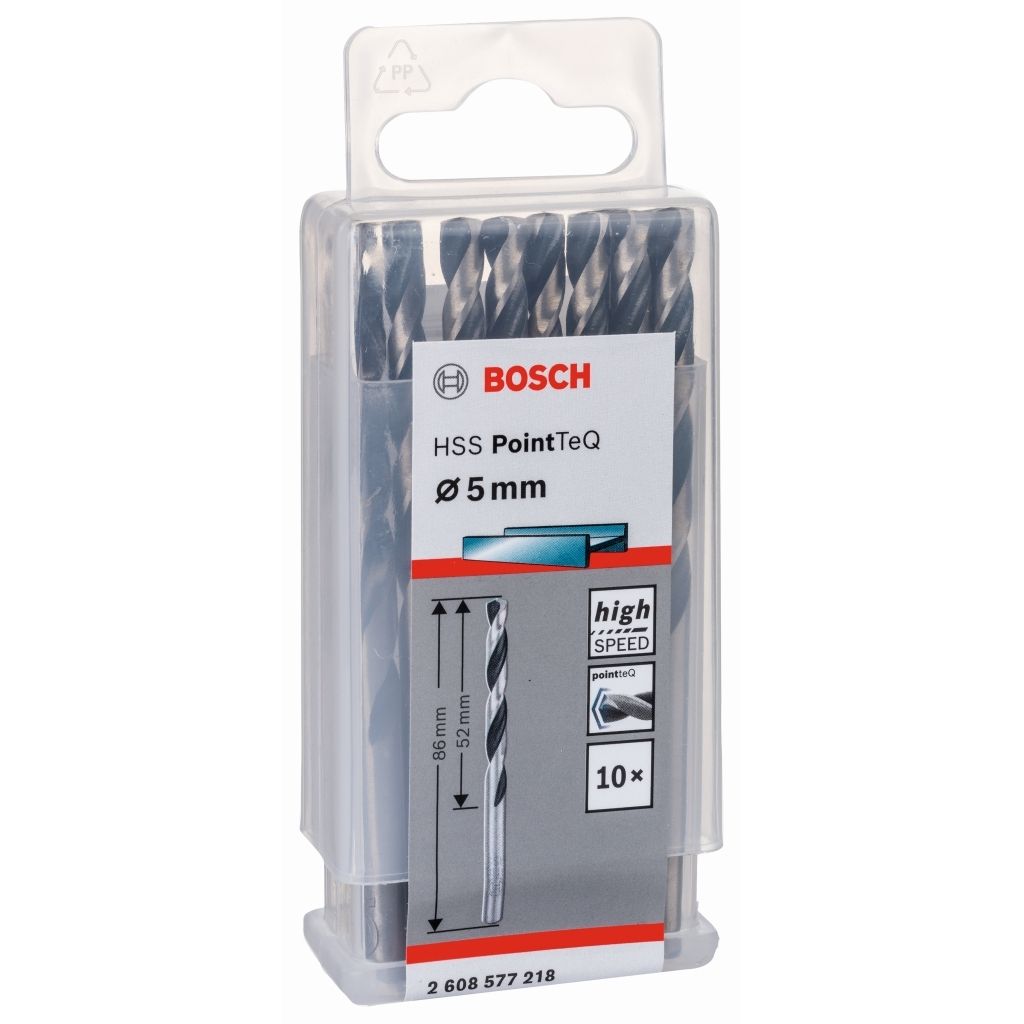 Bosch 2 608 577 218, Vŕtačka, Špirálový vrták, 5 mm, 86 mm, Obrázok produktu 