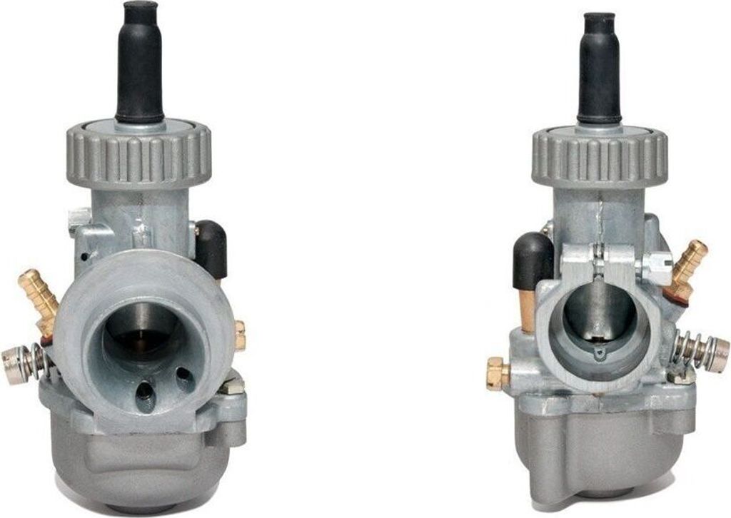 Tuning Vergaser 2-Takt 19 mm BING, Düse 90, Nachbau Puch Zündapp Herkules, Kaltstart-Automatik