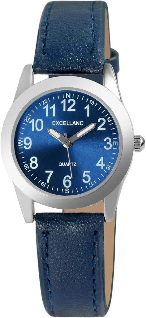 Orologio Donna Pelle Elegante Analogico Quarzo Lancette Luminose
