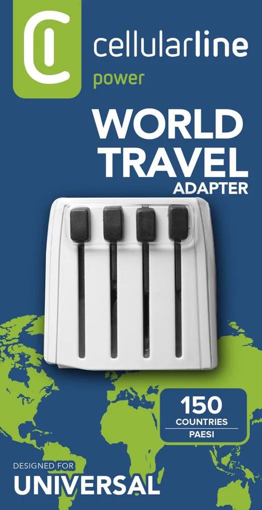 Chargeur compact World Travel blanc 60646 avec port de charge rapide - 2