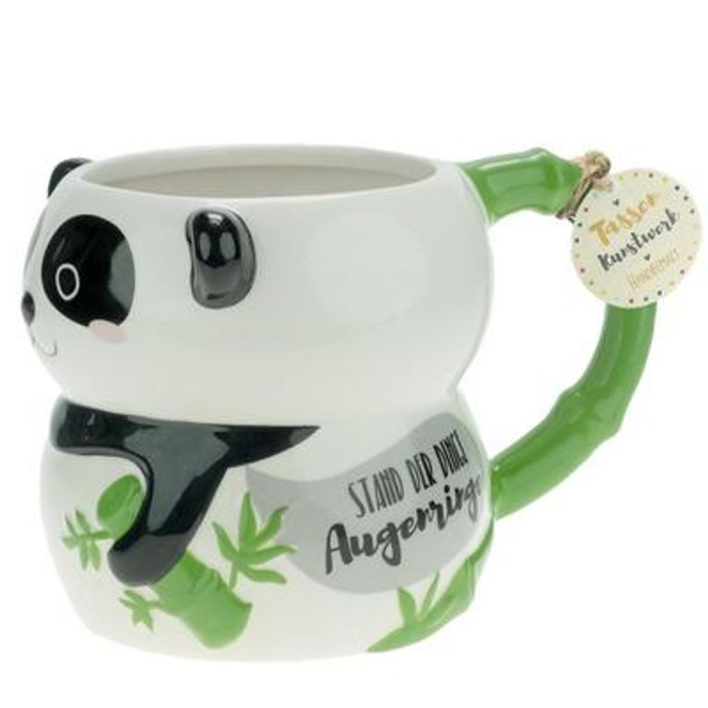 Tassenkunstwerk 3D 46341 PANDA "Stand der Dinge Augenringe" Produktbild 