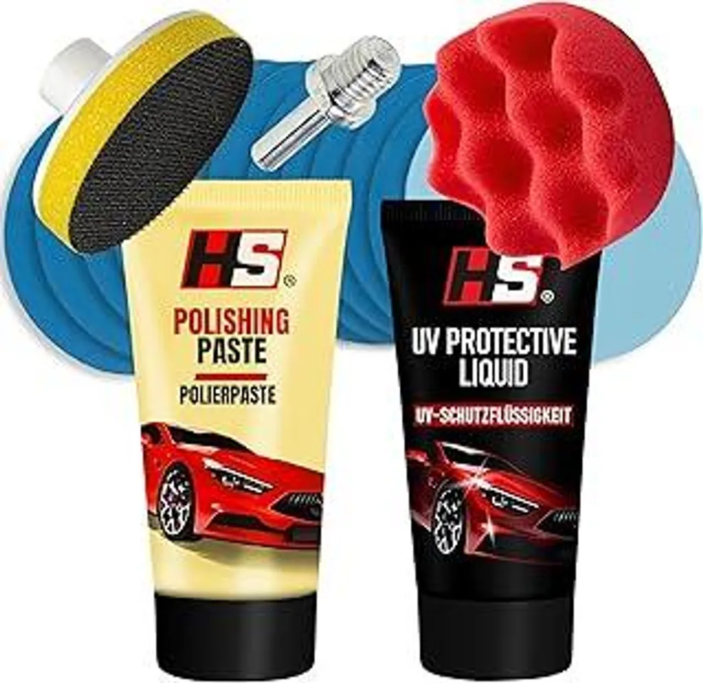 Kit Lucidatura Fari Auto Opachi HSS - Ripristino Rapido per Revisione