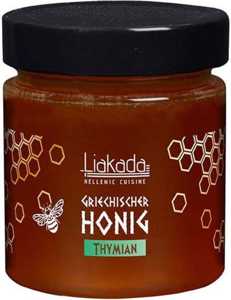 Grecki miód tymiankowy Liakada, 250 g Zdjęcie produktu 