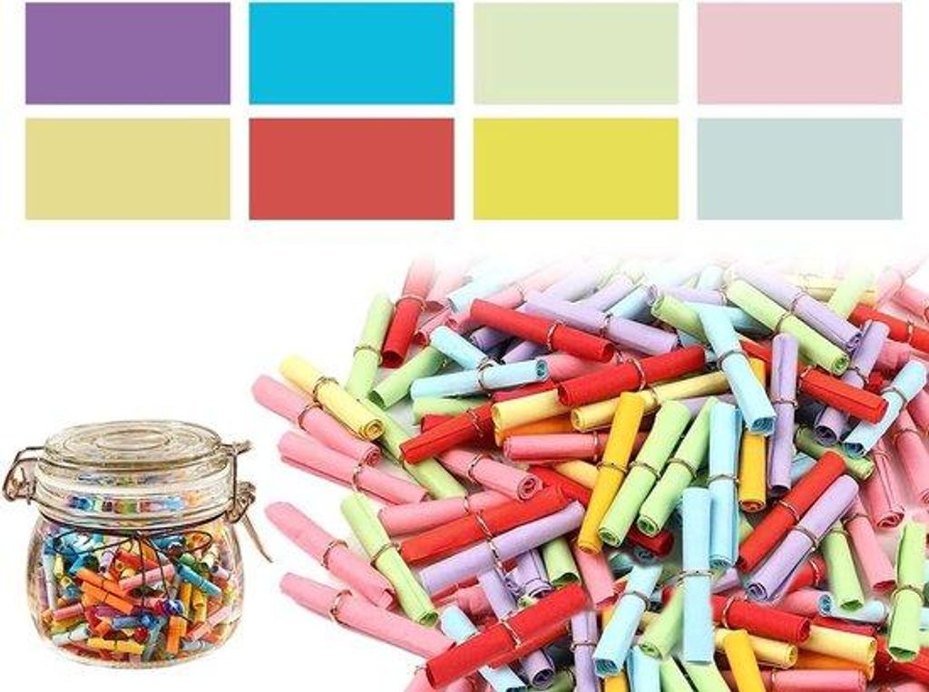 Losy na loterię fantową – 200 sztuk w różnych kolorach na Zdjęcie produktu 