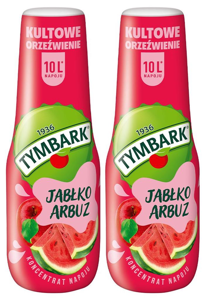 TYMBARK Getränkekonzentrat Apfel Wassermelone 2er Pack Soda Produktbild 