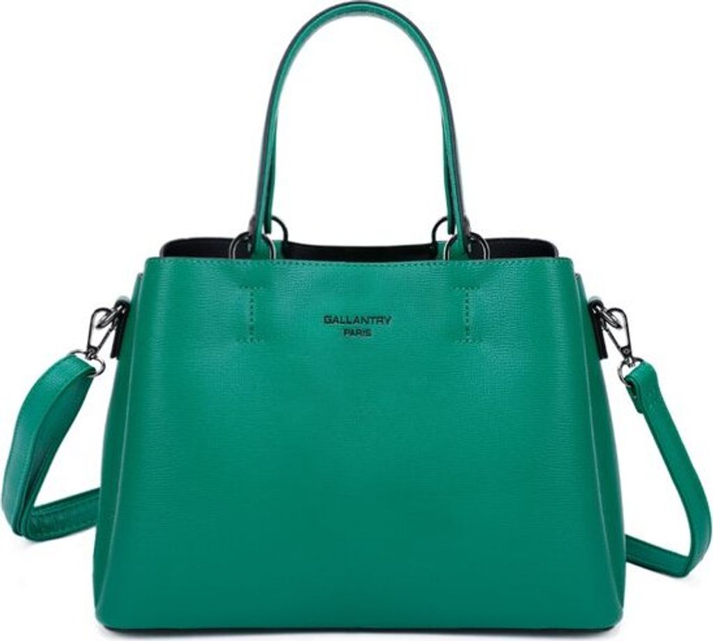 Gallantry Handtasche Schultertasche in Grün – Hochwertige, Produktbild 