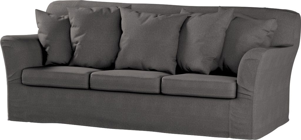 Dekoria Bezug für Tomelilla 3-Sitzer Sofa nicht ausklappbar, dunkelgrau, Sofahusse, Tomelilla 3-Sitzer