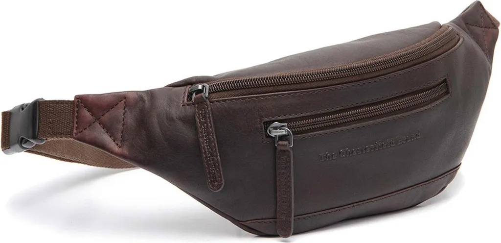 Sac Banane Brana avec Compartiments Sécurisés en Cuir de Vachette Marron