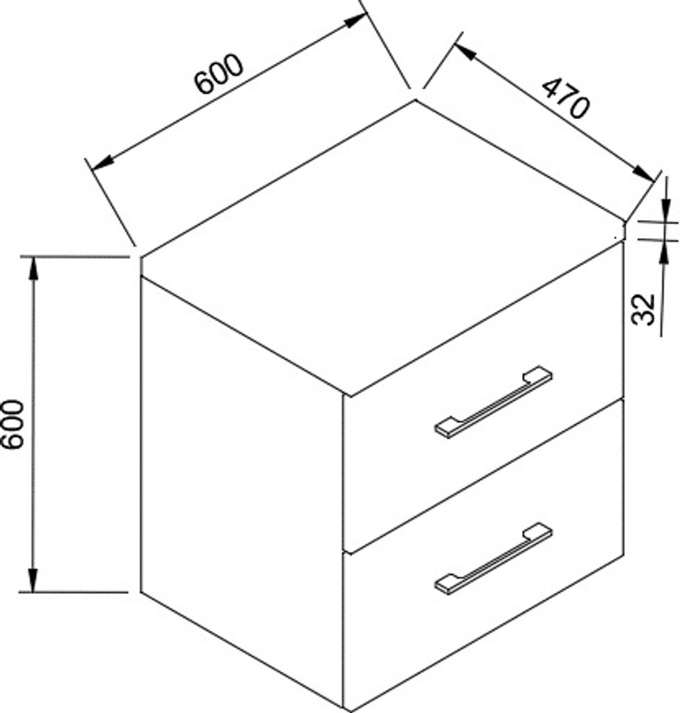 Wena skrinka pod um vadlo 60 cm s dvoma kaufland sk