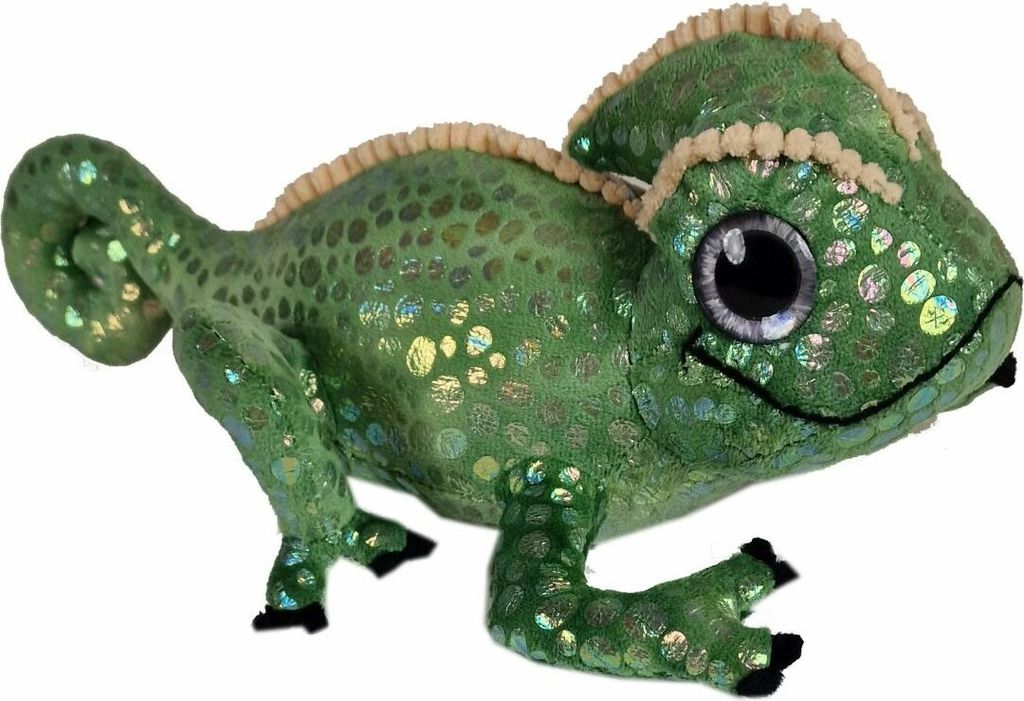 Plyšová hračka chameleon Caspar zelený 23 cm Škola Obrázek produktu 