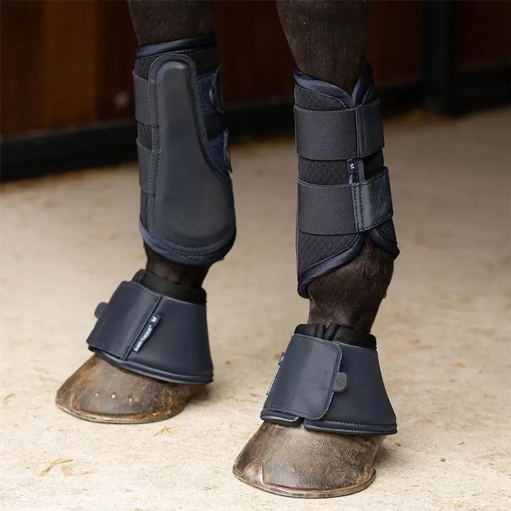 Cloches de Protection pour Cheval Harry's Horse Bambooboot Bleu L - 3