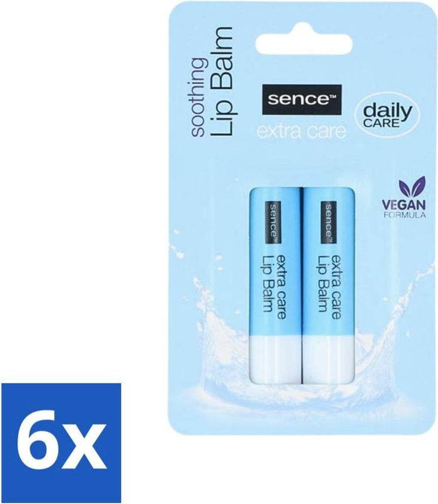 Sence Lippenbalsam Normal Hydro Shock 2 Stück - Vorteilspack - 6 Stücke